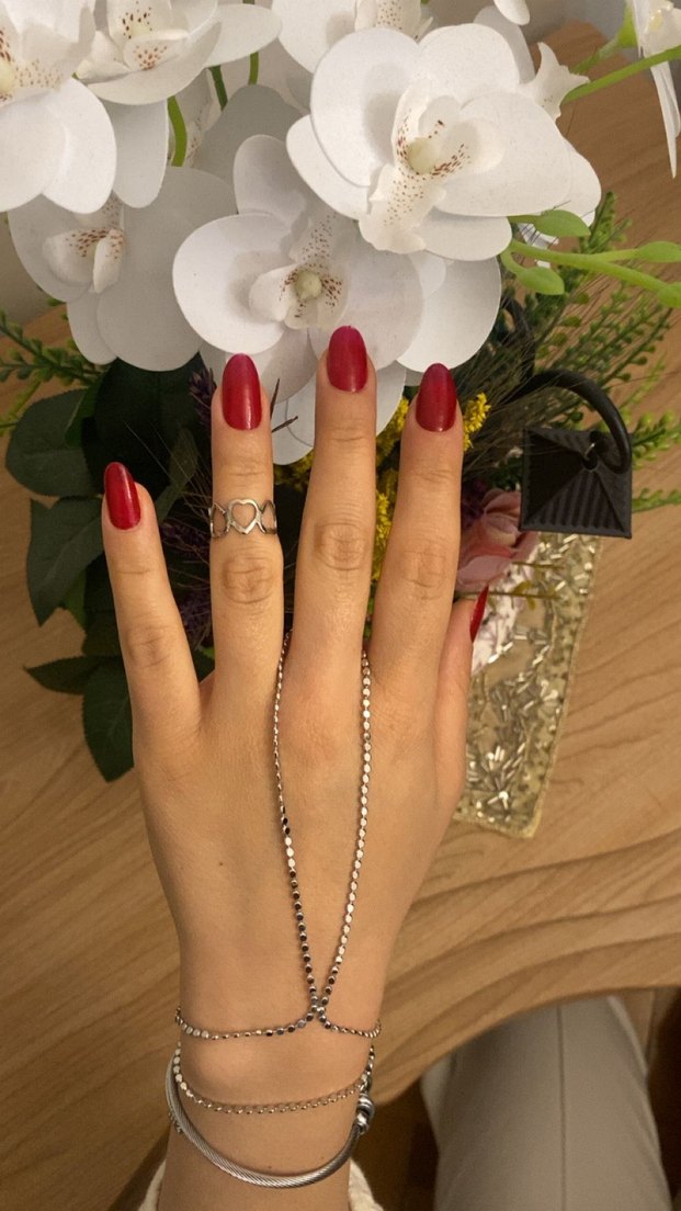 Zincir Detaylı Gümüş Renk Kadın Şahmeran - Görsel 2