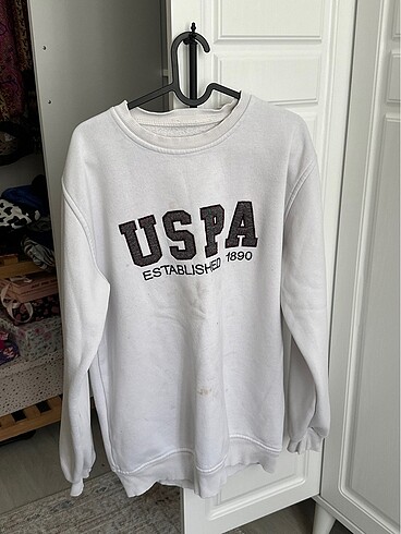 Polo içi polarlı sweatshirt
