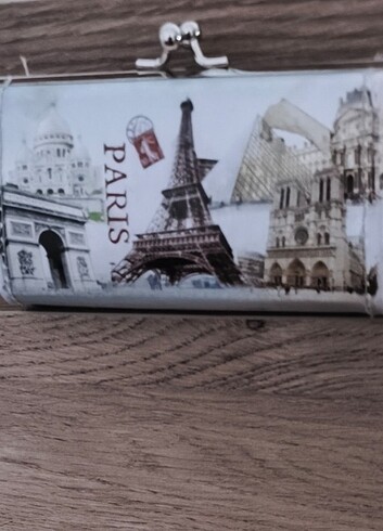 Hediyelik Paris temalı bozuk para cüzdanı - Görsel 3