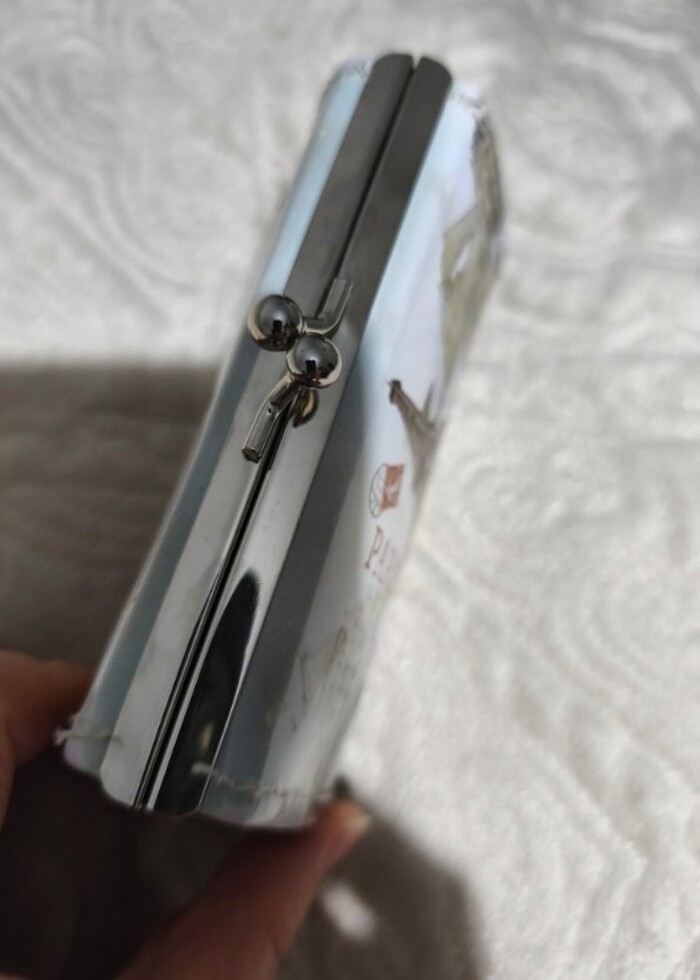 Hediyelik Paris temalı bozuk para cüzdanı - Görsel 5