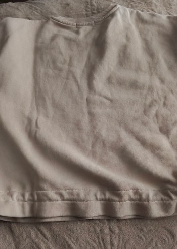 Bej uzun Kollu Kadın Sweatshirt - Görsel 6