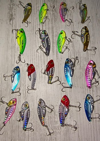 Renkli Çoklu Balıkçı Yemleri Seti - Görsel 5