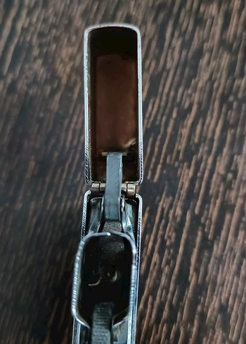 Gri Vintage American Eagle Zippo - Görsel 4