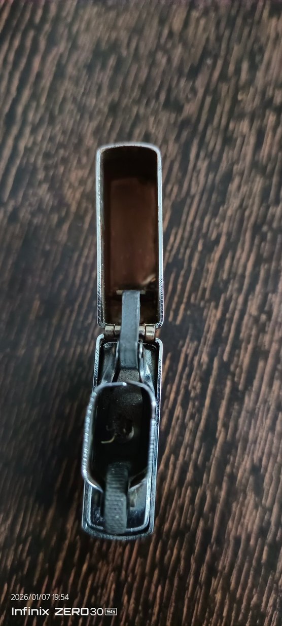 Gri Vintage American Eagle Zippo - Görsel 4