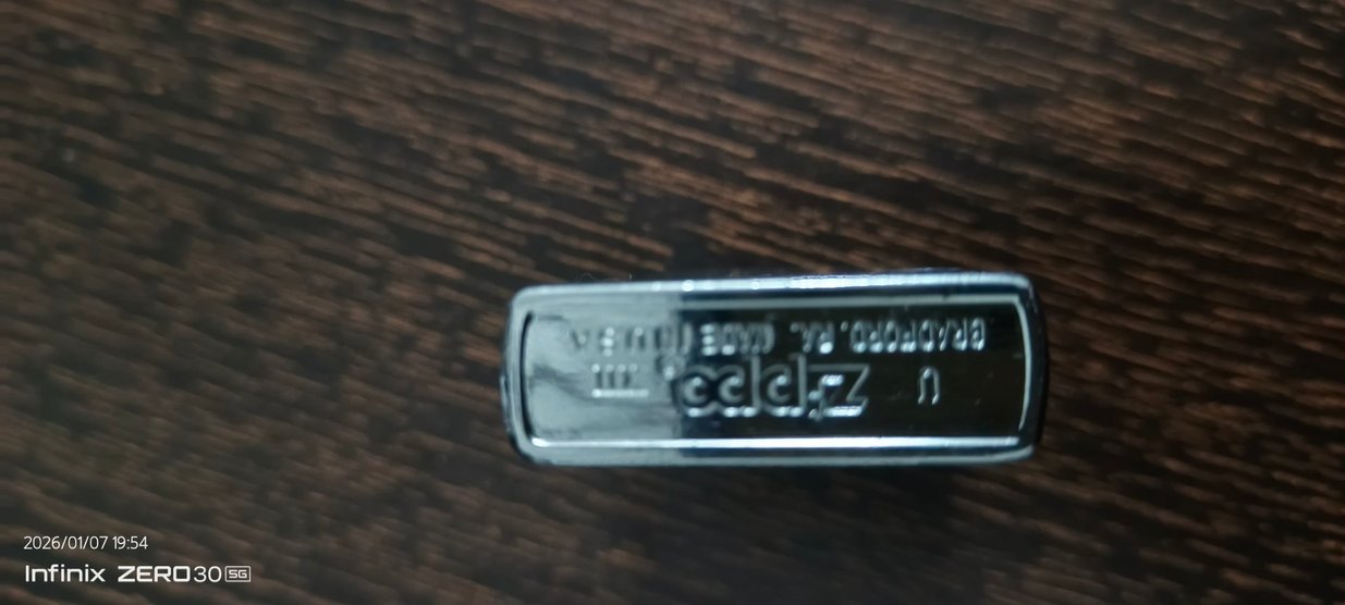 Gri Vintage American Eagle Zippo - Görsel 3