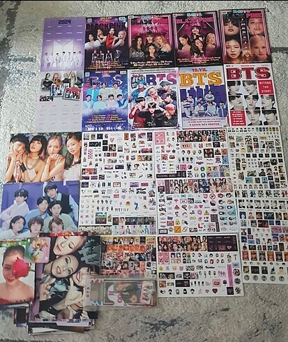 Kpop Dergi Poster Sticker