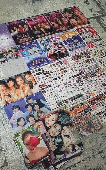  Kpop Dergi Poster Sticker