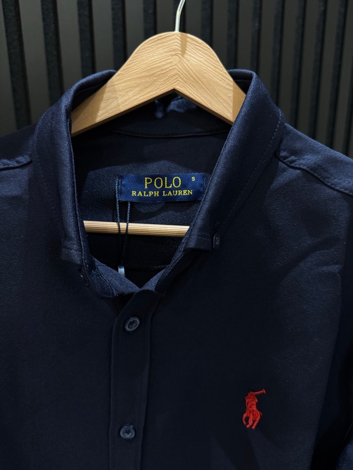 RL Polo Premium Kalite Lacivert Gömlek - Görsel 3