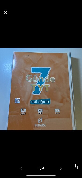 Supara Yayınları 7 Günde Tyt