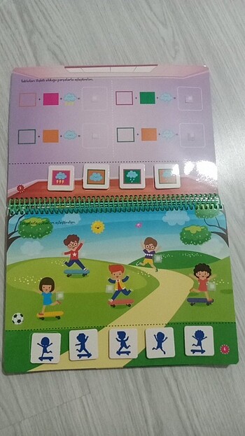  Beden Renk Cırt cırtlı etkinlik kitabı