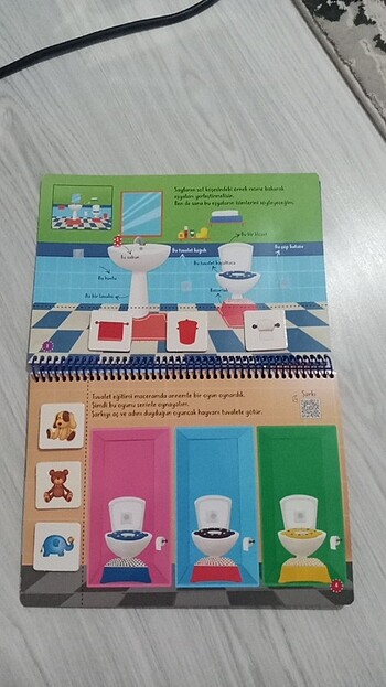  Beden Cırt cırtlı tuvalet eğitimi kitabı
