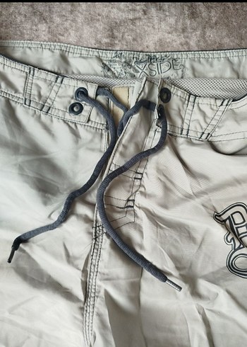 Gri Erkek Mini Şort büyük beden - Görsel 2