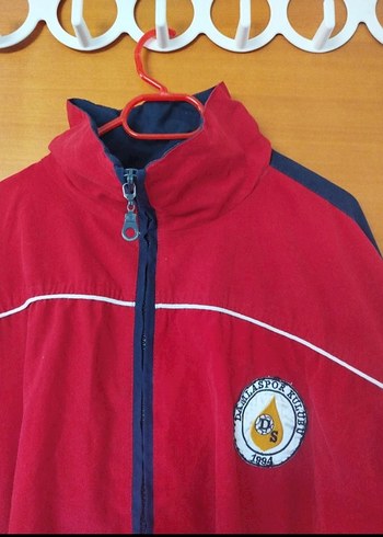 Kırmızı Fermuarlı Erkek eşofman üstü - Görsel 2