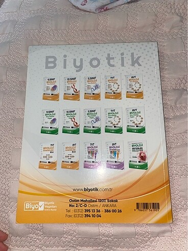  Beden ayt biyoloji biyotik soru bankası
