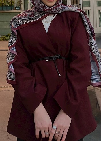 Diğer Bordo Blazer Ceket