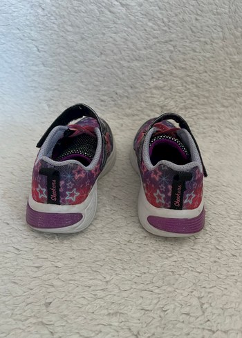 Kız Çocuk Renkli Bağcıklı Spor Ayakkabı - Görsel 4