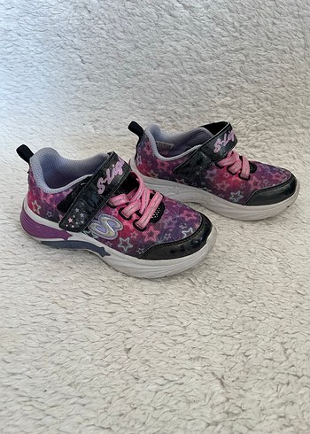 Kız Çocuk Renkli Bağcıklı Spor Ayakkabı - Görsel 3