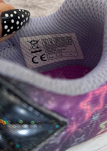 Kız Çocuk Renkli Bağcıklı Spor Ayakkabı - Görsel 6