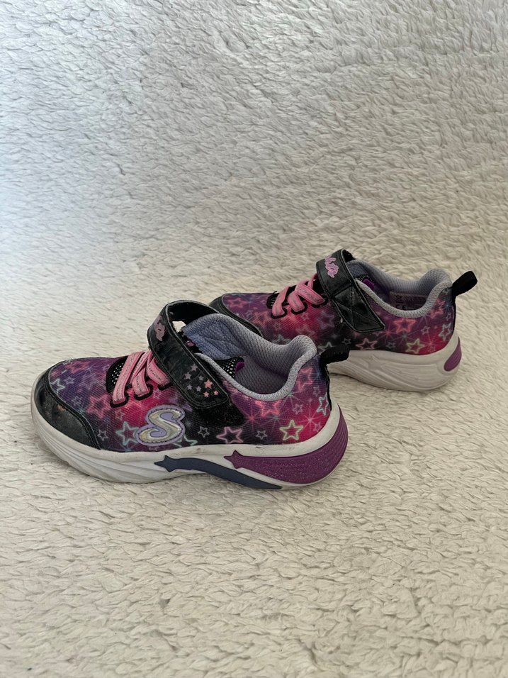 Kız Çocuk Renkli Bağcıklı Spor Ayakkabı - Görsel 2