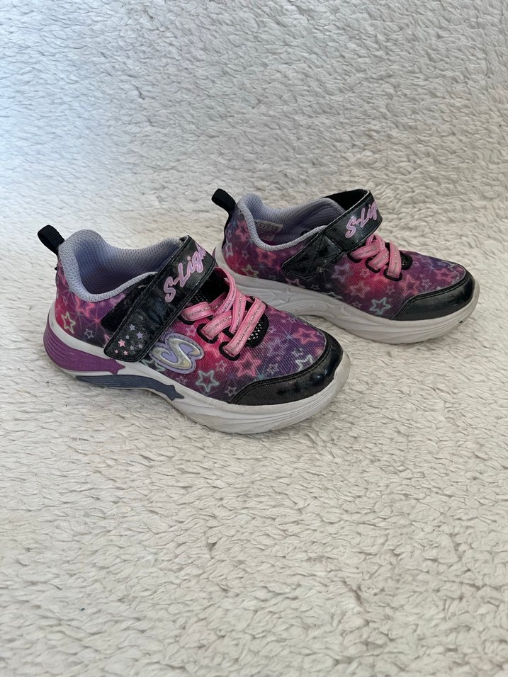 Kız Çocuk Renkli Bağcıklı Spor Ayakkabı - Görsel 3