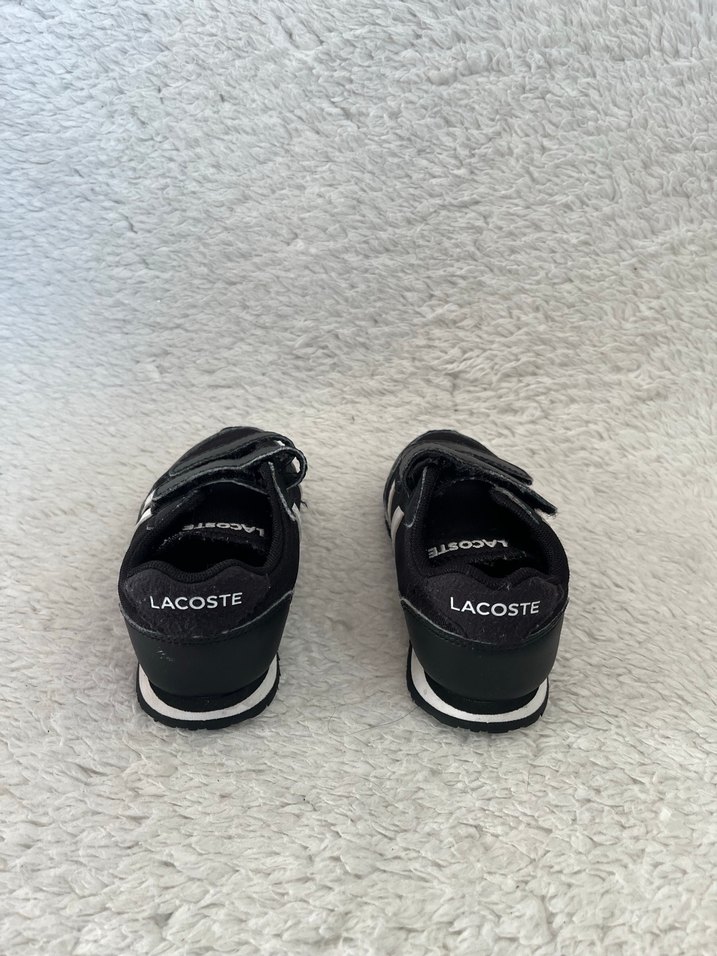 Çocuk Siyah Cırtlı Spor Ayakkabı - Görsel 4