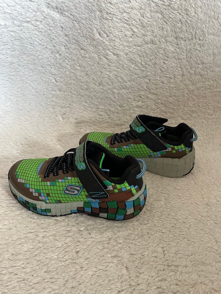 Çok Renkli Erkek Çocuk Yılan Desenli Spor Ayakkabı - Görsel 2