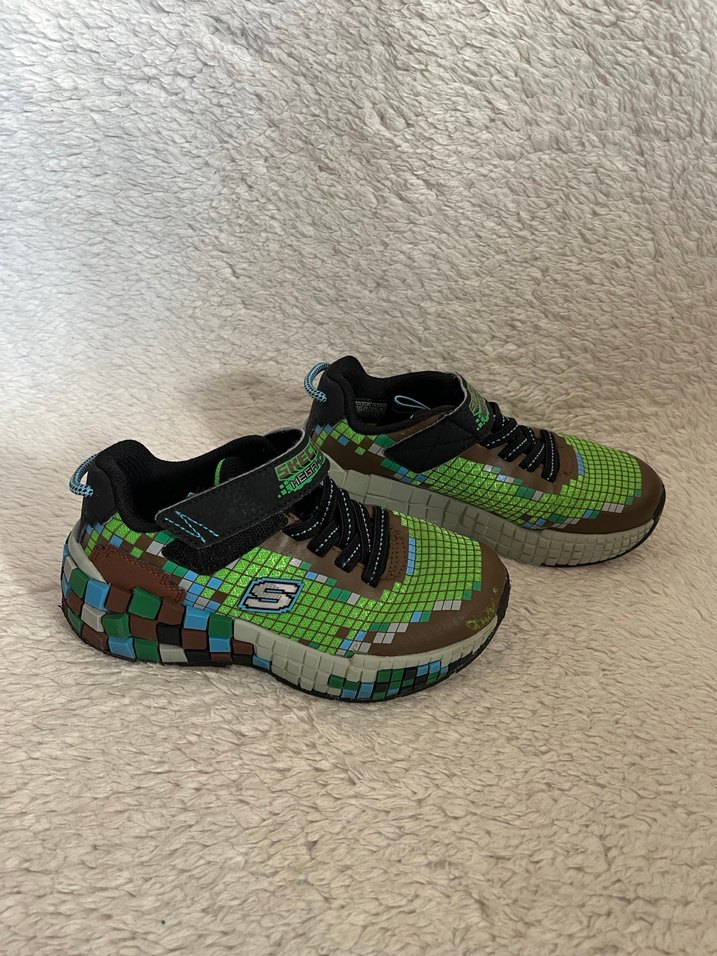 Çok Renkli Erkek Çocuk Yılan Desenli Spor Ayakkabı - Görsel 3