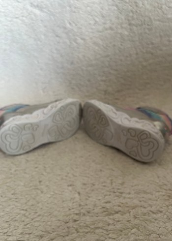 Kız Çocuk Bağcıklı ve Cırt Cırtlı Spor Ayakkabı - Görsel 5