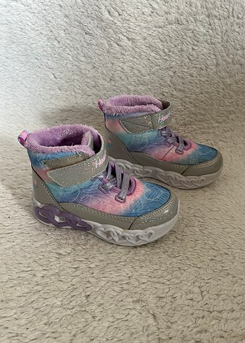 Kız Çocuk Bağcıklı ve Cırt Cırtlı Spor Ayakkabı - Görsel 3