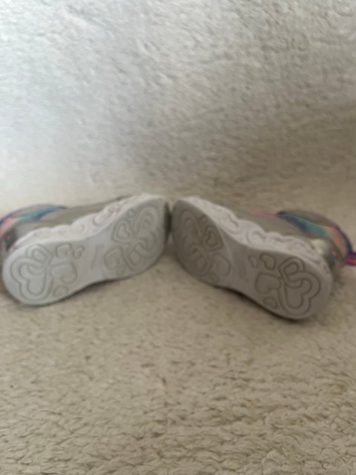 Kız Çocuk Bağcıklı ve Cırt Cırtlı Spor Ayakkabı - Görsel 5