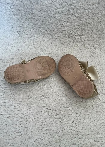 Kız Çocuk Altın Renk Fiyonklu Babet - Görsel 5