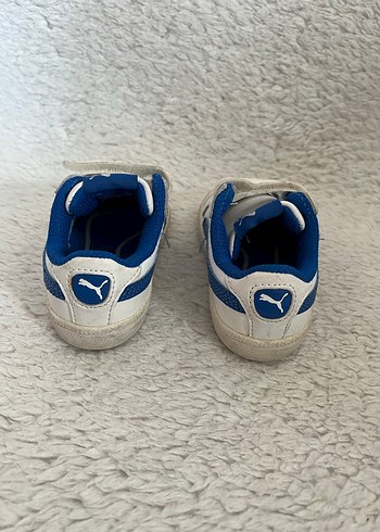 Beyaz Puma Erkek Çocuk Spor Ayakkabı Velcro - Görsel 4