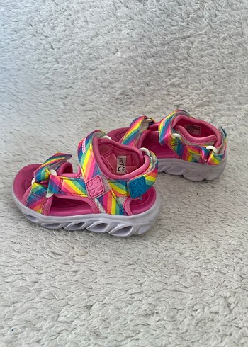 Kız Çocuk Çok Renkli Bağcıksız Sandalet - Görsel 2