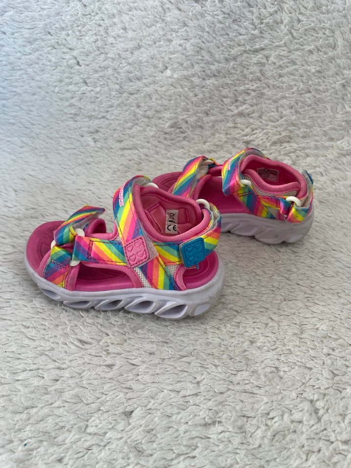 Kız Çocuk Çok Renkli Bağcıksız Sandalet - Görsel 2