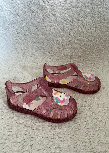 Kızlar için Pembe Unicornlu Kemerli Terlik - Görsel 3