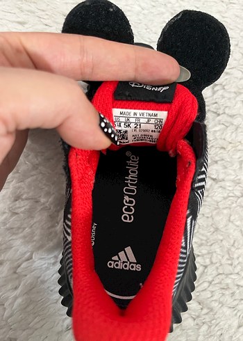 Erkek Çocuk Zebra Desenli Cırt Cırtlı Spor Ayakkabı - Görsel 6