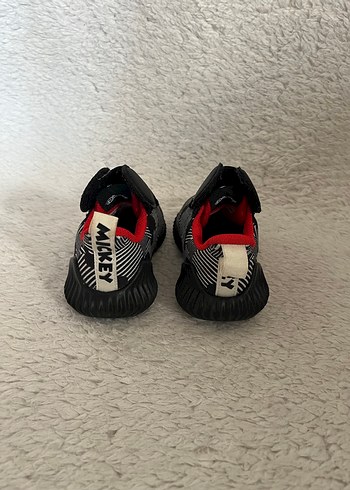 Erkek Çocuk Zebra Desenli Cırt Cırtlı Spor Ayakkabı - Görsel 4