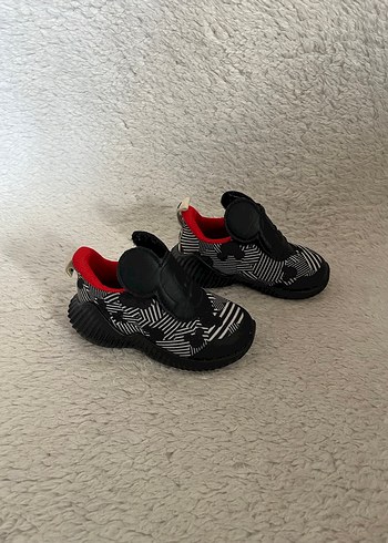 Erkek Çocuk Zebra Desenli Cırt Cırtlı Spor Ayakkabı - Görsel 3