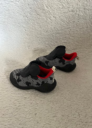 Erkek Çocuk Zebra Desenli Cırt Cırtlı Spor Ayakkabı - Görsel 2