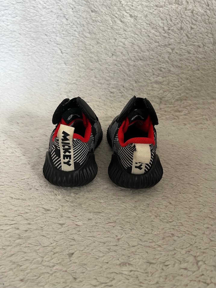 Erkek Çocuk Zebra Desenli Cırt Cırtlı Spor Ayakkabı - Görsel 4