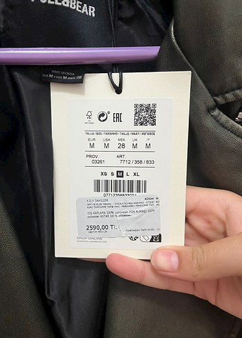 Pull and Bear Kadın Deri Ceket Pull&bear