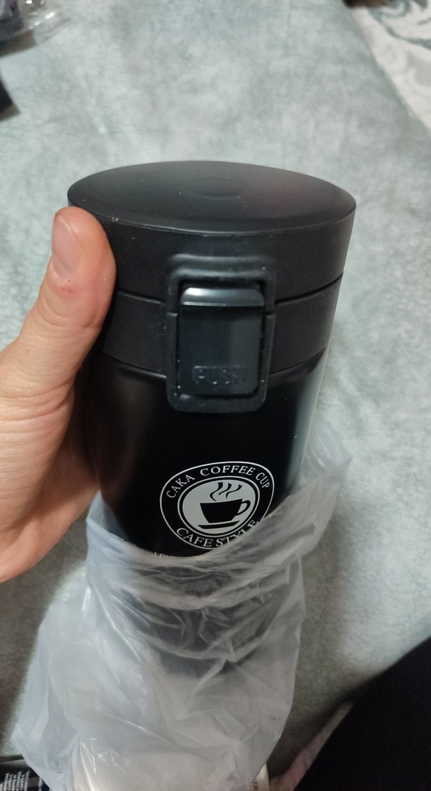 Siyah Çelik Termos Bardak - Görsel 2