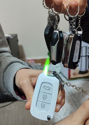 Gri Erkek Anahtarlık ve çakmak - Görsel 4