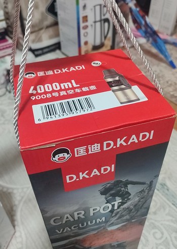 D.KADI Camel Renkli Termos - Görsel 2