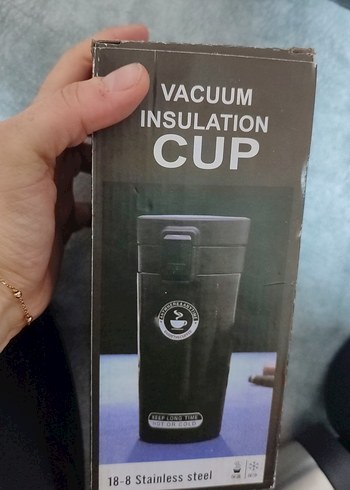 Gri Paslanmaz Çelik Termos Bardak - Görsel 7