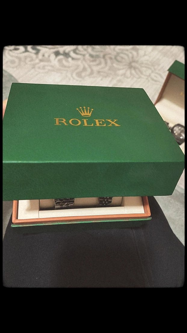 Klasik Yeşil Rolex çift Saatleri - Görsel 5