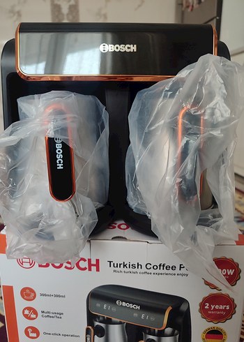 Bosch Siyah Gri 2 Hazneli Türk Kahvesi Makinesi B-202 - Görsel 2