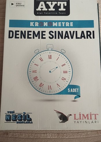 Limit Yayınları AYT Kronometre Deneme Sınavları 5'li