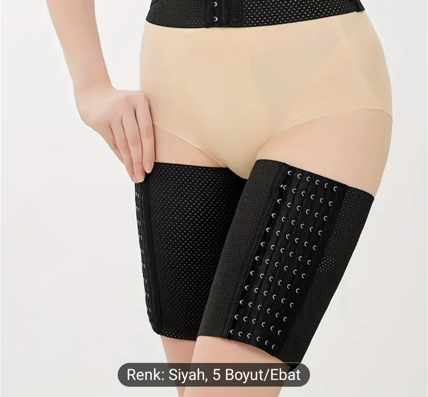 Parlak Siyah Korse - 5 Boyut - Görsel 2