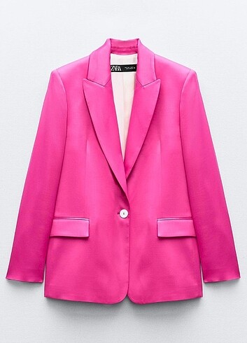 xs Beden Zara saten blazer ceket